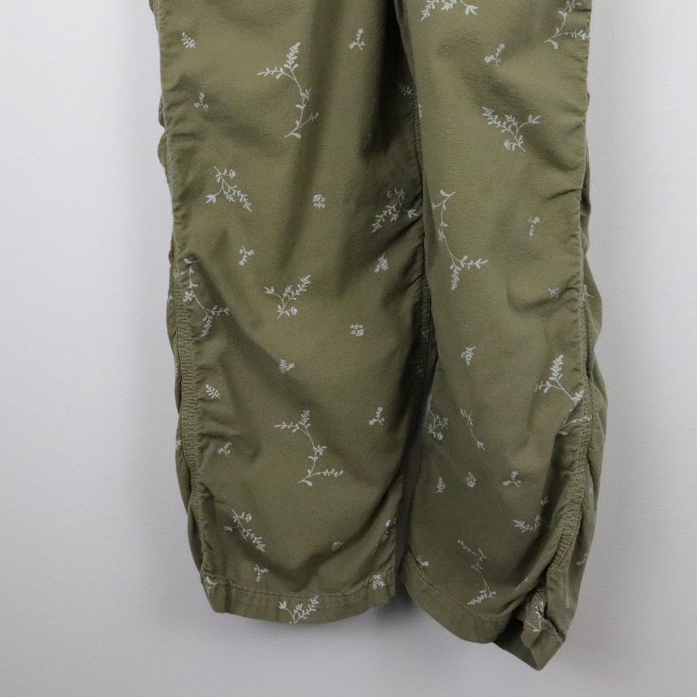 THE GREAT. The Easy Overall Jumpsuit Sprig Print Green XS - Picture 8 of 11